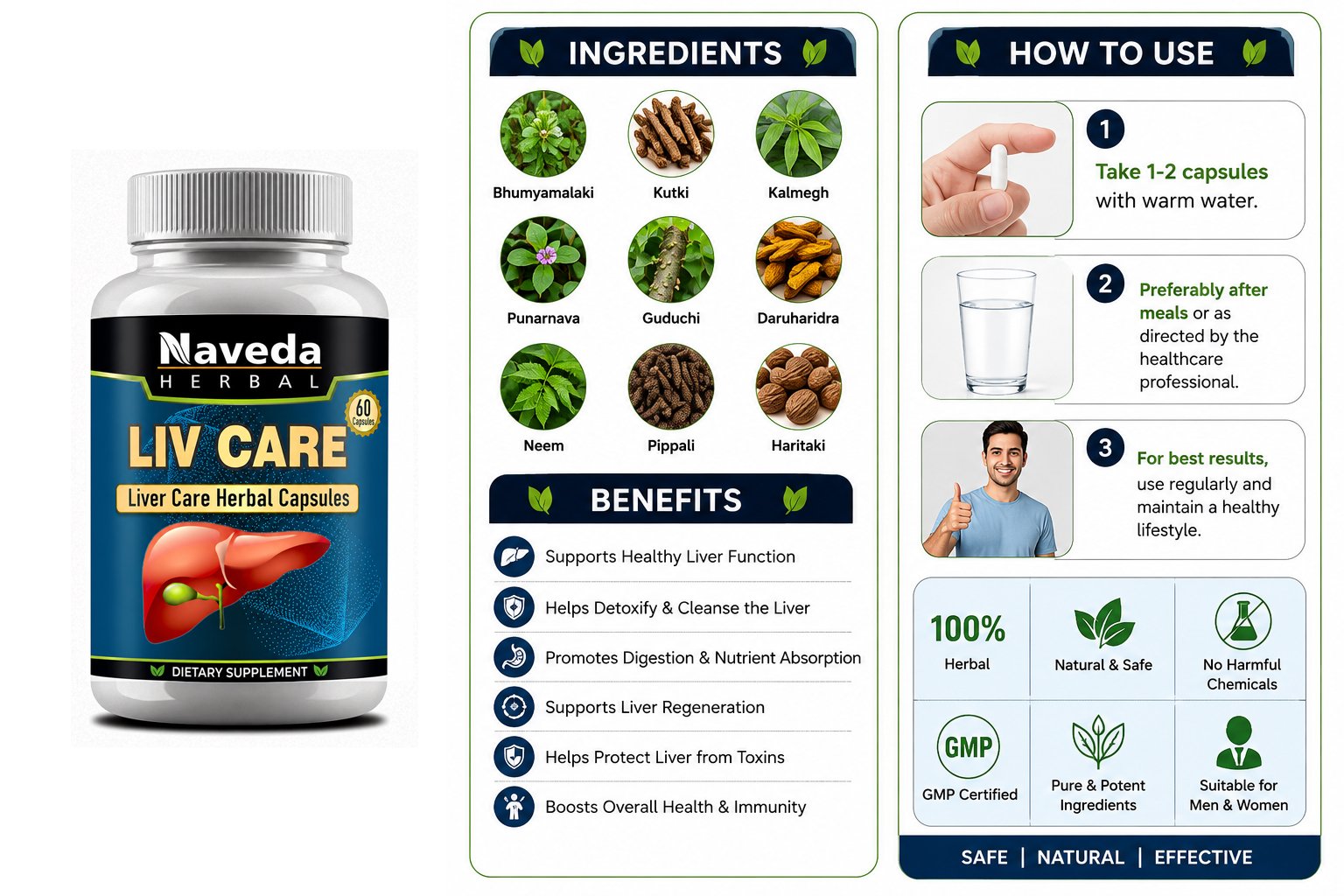 naveda herbal liv care capasules image 1 naveda herbal liv care capasules image 1